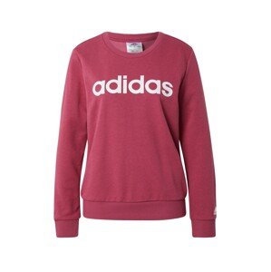 ADIDAS PERFORMANCE Športová mikina  bordová / biela