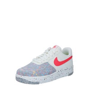 Nike Sportswear Nízke tenisky 'AIR FORCE 1 CRATER'  jasne červená / biela / sivá / modrá