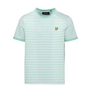 Lyle & Scott Tričko  sivá melírovaná / mätová / biela / žltá