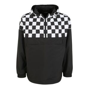 Urban Classics Big & Tall Prechodná bunda 'Check Pull Over'  čierna