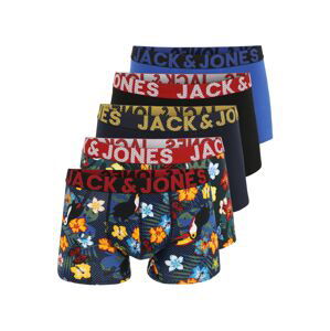 JACK & JONES Boxerky  námornícka modrá / modrá / čierna / biela / zelená