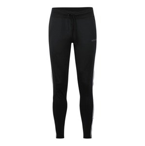 ADIDAS PERFORMANCE Športové nohavice 'D2M 3S PANT'  biela / čierna