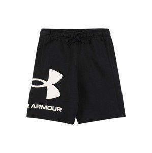 UNDER ARMOUR Športové nohavice 'Rival'  čierna / biela