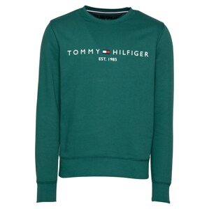 TOMMY HILFIGER Mikina  námornícka modrá / biela / červená / smaragdová