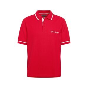 TOMMY HILFIGER Poloshirt  červená / biela