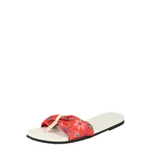 HAVAIANAS Žabky 'SAINT TROPEZ'  krémová / ohnivo červená / nebesky modrá / púdrová / levanduľová