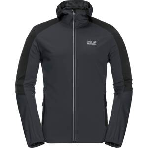 JACK WOLFSKIN Outdoorová bunda  antracitová / sivá / čierna