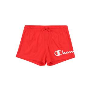 Champion Authentic Athletic Apparel Nohavice  červená / biela