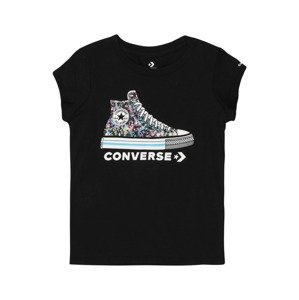 CONVERSE Tričko 'RHINESTONE'  čierna / zmiešané farby