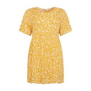 Cotton On Curve Letné šaty 'Good Times'  žltá / biela