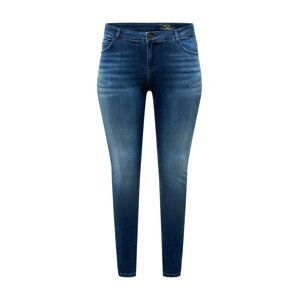 Noisy May Curve Jeans  modrá denim