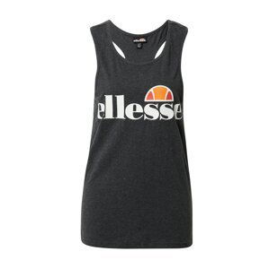 ELLESSE Top 'ABIGAILLE'  tmavosivá / biela / červená / oranžová