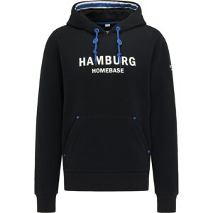 HOMEBASE Sweatshirt  čierna / biela / modrá