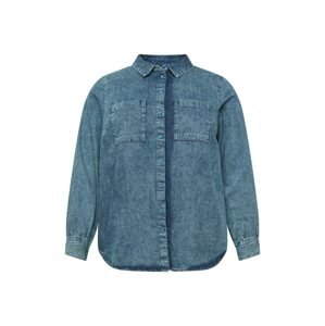 Zizzi Blúzka 'JVIC'  modrá denim