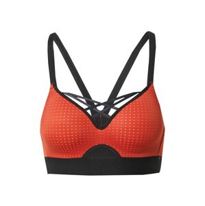 ONLY PLAY Športová podprsenka 'ONPJAMA MESH SPORTS BRA'  oranžovo červená / čierna