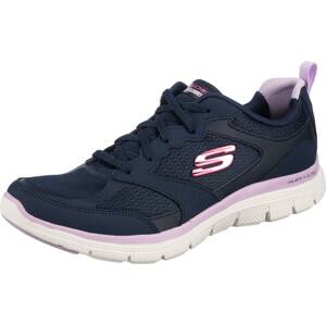 SKECHERS Nízke tenisky  tmavomodrá / biela / pastelovo fialová