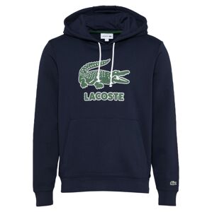 LACOSTE Mikina  tmavomodrá / zelená / biela