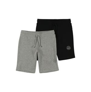 Jack & Jones Junior Nohavice  sivá / čierna