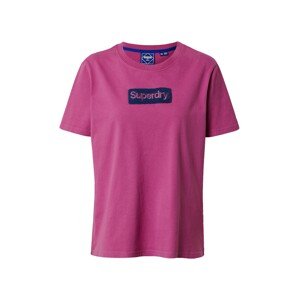 Superdry Tričko  ružová / tmavomodrá