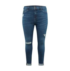 River Island Plus Džínsy 'Dark Molly'  modrá denim