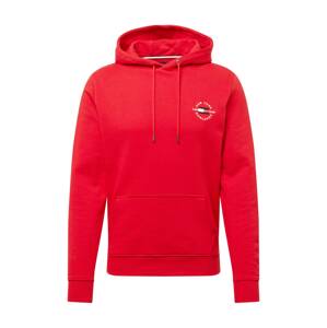 TOMMY HILFIGER Mikina 'CIRCLE CHEST CORP HOODY'  červená