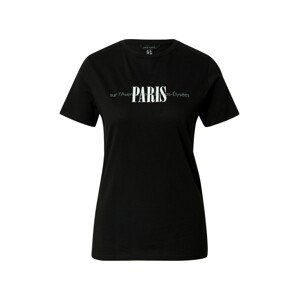 NEW LOOK Shirt 'PARIS'  čierna / biela