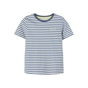 NAME IT T-Shirt  indigo / biela / svetložltá