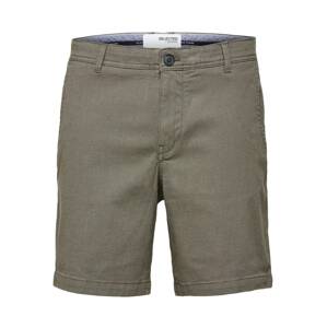 SELECTED HOMME Chino nohavice 'Storm'  kaki