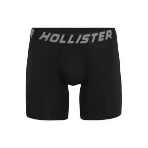 HOLLISTER Boxerky  čierna / sivá