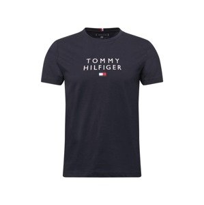 TOMMY HILFIGER Tričko  tmavomodrá / biela / červená