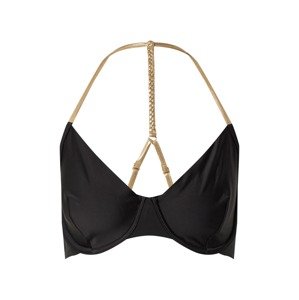 Hunkemöller Bikinový top 'Paradise'  púdrová / čierna