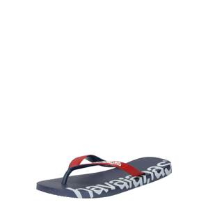 HAVAIANAS Žabky 'LOGOMANIA'  námornícka modrá / ohnivo červená / biela