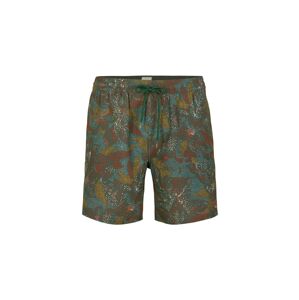 O'NEILL Boardshorts 'Tribe'  kaki / zmiešané farby / dymovo modrá / tmavočervená