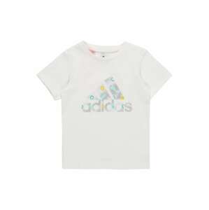 ADIDAS PERFORMANCE Sport-Shirt  šedobiela / čierna / sivá / nefritová / žltá