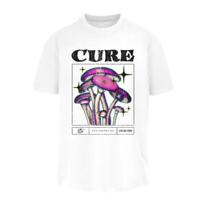 Mister Tee Tričko 'Cure'  fialová / čierna / biela