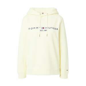 TOMMY HILFIGER Mikina  svetložltá / námornícka modrá / biela / červená