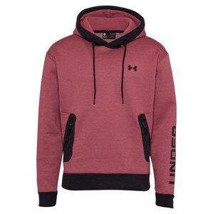 UNDER ARMOUR Športová mikina 'Recover'  čierna / pitaya