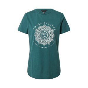 NEW LOOK Tričko 'TOTAL ECLIPSE MANDALA'  smaragdová / biela