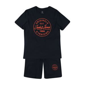 Jack & Jones Junior Set 'MORE'  námornícka modrá / oranžová