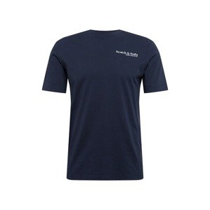 SCOTCH & SODA T-Shirt  tmavomodrá / biela