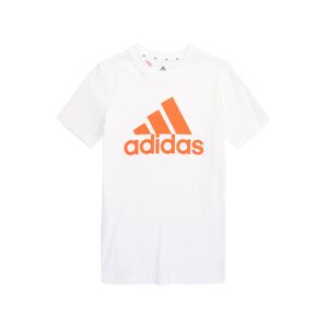 ADIDAS PERFORMANCE Tričko  biela / neónovo oranžová