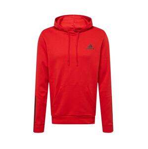 ADIDAS PERFORMANCE Športová mikina  červená / čierna