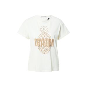 DRYKORN T-Shirt 'Larima'  nebielená / svetlohnedá