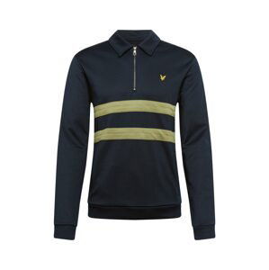 Lyle & Scott Mikina  tmavomodrá / olivová / zlatá žltá