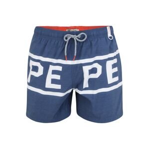 Pepe Jeans Plavecké šortky 'SOUL'  biela / modrá