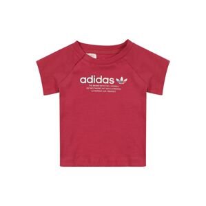 ADIDAS ORIGINALS Tričko  malinová / biela