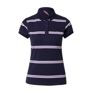 Superdry Poloshirt  tmavomodrá / modrá / biela