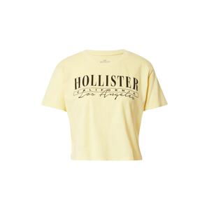 HOLLISTER Tričko 'FASH'  žltá / čierna