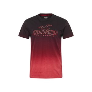 HOLLISTER T-Shirt  bordová / svetločervená