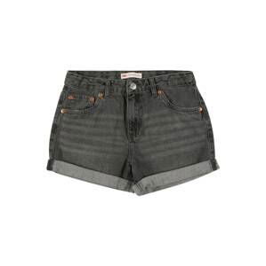 LEVI'S Džínsy 'GIRLFRIEND SHORTY SHORT'  čierny denim